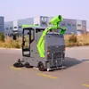 Varredoura Elétrica Ride-On, Máquina Multifuncional de Sucção-Varrição-Esfregação para Oficina Industrial e Fábrica, Veículo de Limpeza para Administração de Ruas e Propriedades de Saneamento