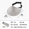 Sombrero de Sol Integrado sin Costuras para Mujer, Sombrero de Sol Transpirable Anti-UV, Ala Ancha de Verano, Parte Superior Abierta, Sombrero de Sol Plegable