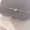 Série Rosa Doce Simples Versátil Fresco Pulseira Estrela Lua Laço Tridimensional Estrela de Cinco Pontas Senso de Design Joia de Mão