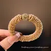 Cor Maillard de alta qualidade, corda grossa para cabelo com alta elasticidade, não machuca o cabelo, outono e inverno, lã, strass, miçangas, corda de cabelo, elástico de cabelo feminino