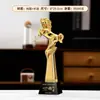 Troféu Personalizado para Reunião Anual, Prêmio Criativo de Metal e Cristal para o Ano do Cavalo, Ornamento Comemorativo de Alto Padrão para Sucesso Imediato