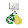 Nuevo producto transfronterizo 2026: Accesorios decorativos modulares de ajuste a presión tipo snap-fit de limón y lenguado robot, lote mixto