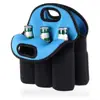 Bolsa enfriadora de neopreno para botellas de vino, bolsa portátil para exteriores para seis botellas, enfriador de botellas portátil conveniente, disponible en varios tamaños