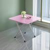 Mesa plegable para el hogar, mesa de comedor sencilla para alquiler de casas, mesa pequeña plegable para dormitorios de estudiantes, mesa cuadrada sencilla