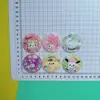 Nuevo Producto Parche Sanrio Estilo Universitario Lindo Perro Canela Redondo Dibujo Animado Kuromi Joyería para Estudiantes Material de Pasador para el Cabello
