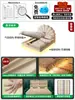 Cama Pétalo Francés Estilo Crema Cama Colgante Dormitorio Principal Cama para Niñas Cama de Princesa Dormitorio de Niñas Cama de Tela Moderna Simple