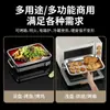 Bandeja premium de acero inoxidable engrosado para cocinar arroz al vapor, bandeja para barbacoa, plancha de hierro comercial y doméstica, plato para comer, plato para dumplings, bandeja para servir