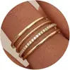 Nuevo Conjunto de Anillos de Zirconia Incrustada de Cobre Anillo Retorcido Chapado en Cobre Oro Real de 14K Anillo para Mujer Lujo Accesible Joyería de Mano de Nicho