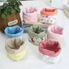 Cesta de Tela para Almacenamiento Estilo Coreano para Niñas, Contenedor Mini de Escritorio Suave y Lindo para Cosméticos, Cesta para Guardar Llaves y Artículos Varios