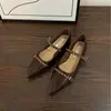 Zapatos Planos de Moda 2026 con Punta, Piel Suave, sin Cordones para Mujer
