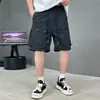 Shorts Esportivos Masculinos de Verão Tendência Estilo Americano Soltos Versáteis Shorts de Corrida Finos Respiráveis Shorts de Basquete