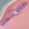 Nuevo Estuche Cuadrado de Silicona con Forma de Engranaje Reloj para Niños Reloj de Cuarzo Reloj Listo para Usar Reloj de Pulsera para Estudiantes Niños Modelo Más Vendido del Fabricante