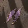 Pendientes de Borlas y Cuentas Estilo Vacaciones Bohemias para Mujer, Diseño Único, Ganchos Exagerados, Modernos, Venta al por Mayor desde el Fabricante