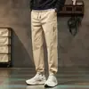 Pantalones para Hombre Estilo Primavera y Otoño Marca de Moda Sueltos Americanos Harem Cargo 2026 Nuevos Pantalones Casuales de Primavera para Hombre