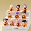 Nuevos Adornos Lindos de Halloween Transfronterizos, Accesorios Divertidos de Decoración DIY de Calabaza, Pequeños Adornos de Artesanía de Resina