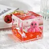 Venta al por mayor de fábrica llavero muñeco pulpo aceite arena movediza colgante muñeco pulpo regalo para niños colgante para mochila escolar