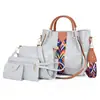 Bolsa para Mujer 2025 Nuevo Estilo Coreano Juego de Cuatro Piezas de Bolsas Madre-Hija, Bolso de Mano de Gran Capacidad, Bolso de Hombro, Bolso Cruzado, Venta al por Mayor desde Fabricante