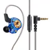 Fones de Ouvido Esportivos Qkz Ak6 Srs Intra-auriculares Dinâmicos para Celular com Microfone Fones de Ouvido com Fio para Jogos