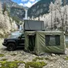 Tienda lateral para coche de 270 grados, equipo de camping para exteriores, tira de luz LED suave, modelo de alta gama con toldo de cortina lateral