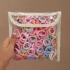 Diadema Infantil, Lazo para el Cabello de Niña, Banda de Goma de Alta Elasticidad y Duradera, Lazo para el Cabello de Bebé sin Marcas, No Daña el Cabello, Estuche de Cuero Colorido