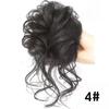 Cabeça de almôndega peruca coreana natural fofa Long must Cheongsam placa de fotografia rabo de cavalo longo para rolar anel de cabelo