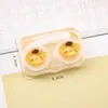 Estuche Transparente Portátil de Dibujos Animados para Lentes de Contacto Caja Linda Estilo Ins Caja de Almacenamiento de Gafas Femenina de Alta Gama