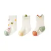 Calcetines para bebé para primavera y verano, tipo malla fina A, calcetines de algodón para recién nacido, calcetines infantiles sin costuras de ajuste holgado