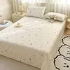 Lençol de Cama Fio Bouclé Classe A Peça Única Lençol de Cama de Casal Primavera Conjunto de Três Peças Primavera Dormitório de Estudante Lençol de Cama de Solteiro Atacado