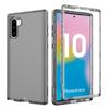 Funda para Samsung Note 10 Plus, transparente, tres en uno, de acrílico, resistente a caídas.