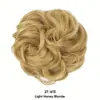 Pelucas europeas y americanas para mujer, anillo para moño, seda de alta temperatura, moño de pelo rizado esponjoso, postizo, peluca transfronteriza, cabeza de capullo de flor