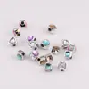 Exquisitas Cuentas Sueltas Cuadradas de Plástico con Agujero Horizontal Corazón para DIY Pulsera Hecha a Mano Casera Collar Joyería con Cuentas Material Accesorios