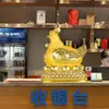 Adornos de Pollo del Zodiaco Alcancía de Pollo Dorado Decoración para Sala de Estar Hogar Oficina Regalo de Inauguración Tienda Adornos Feng Shui