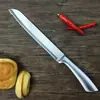 Cuchillo para Pan de Acero Inoxidable Cuchillo Dentado West Point Cuchillo para Cortar Pasteles Herramientas para Hornear por Capas Cuchillo para Cortar Tostadas Sándwiches Bagels