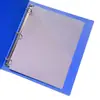 Núcleo de Recambio para Cuaderno de Hojas Sueltas PP Brillante Morado Oscuro Bolsillo para Insertar Divisor de Clasificación de Información Núcleo de Recambio para Cuaderno de Hojas Sueltas A4