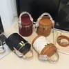 Moda de Verano Bufanda de Seda Tejida Bolso Pequeño Tipo Cubo Bolso Cruzado al Hombro Casual de Moda para Mujer Este Año