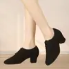 Nuevo enlace dedicado de tela para mujer, danza cuadrada, danza latina, danza moderna, danza corporal, zapatos de profesor de danza, danza de marinero, tango, chachachá