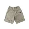 Pantalones casuales deportivos de verano estilo coreano, holgados, de camuflaje, longitud media, jeans de marca de moda para hombre, anchos, hasta la rodilla