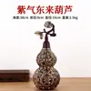 Adorno de Calabaza Roja China de la Fortuna en Latón, Tapa Abrible, Adecuado para Regalos de Apertura de Tienda, Decoración de Escritorio de Cobre