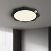 Lámpara de Techo Italiana Normcore Lámpara Principal para Sala de Estar LED Negra Elegante Creativa Simple Creativa Protección Ocular Lámpara de Habitación para Dormitorio Principal