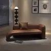 Tumbona Minimalista Italiana para Sala de Estar Sofá Individual Sillón de Descanso Hotel B&B Asiento de Sofá de Ocio Apartamento Pequeño Tumbona