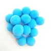 Al por mayor personalizado bola de pelo de alta elasticidad accesorios hechos a mano para bricolaje color poliéster zapatos y sombreros tamaño bola de pelo de color mixto bola de felpa