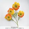 Ramo de Clemátide Artificial Estilo Europeo, Flores de Seda Artificial para Arreglos de Boda, Flores de Plástico con Acabado de Alta Gama para Decoraciones de Boda
