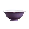 Cardamomo morado con pétalos pintados en dorado, una taza de té de cerámica para el anfitrión, una taza de té alta para disfrutar del té, una taza individual para uso doméstico