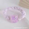 Goma para el Pelo Dopamina Estrella Gordita Banda Elástica Versátil Rosa Cuerda para el Pelo Dulce de Chica Accesorio para el Pelo Scrunchie de Ins