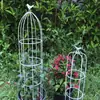 Treliça de Ferro Forjado para Plantas Trepadeiras como Tartaruga da Montanha, Clematis e Rosa Azul da Neve, com Pequenos Suportes