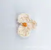 Flores Pequenas de Crochê Feitas à Mão em Algodão Puro com Pistilos Coloridos, Acessórios de Roupas DIY, Acessórios de Cabelo
