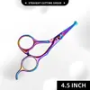 Conjunto profissional de suprimentos para tosa de animais de estimação, tesouras de limpeza, tesouras de tosa especializadas, ferramentas de tosa para gatos e cães, tesouras coloridas de dentes finos