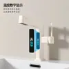 Fabricante de Torneiras Kaiping Torneira de Banheiro Monofuro de Metal Maciço com Display Digital e Mangueira Extensível para Lavatório, Quente e Frio
