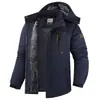 Chaqueta gruesa con forro polar para exteriores transfronteriza, ropa unisex para montañismo, abrigo de algodón impermeable y cálido para hombre