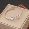 Nueva Joyería Transfronteriza, Pulsera de Ojo con Goteo de Aceite, Pulsera Personalizada de Acero Inoxidable, Pulsera de Corazón de Moda B441